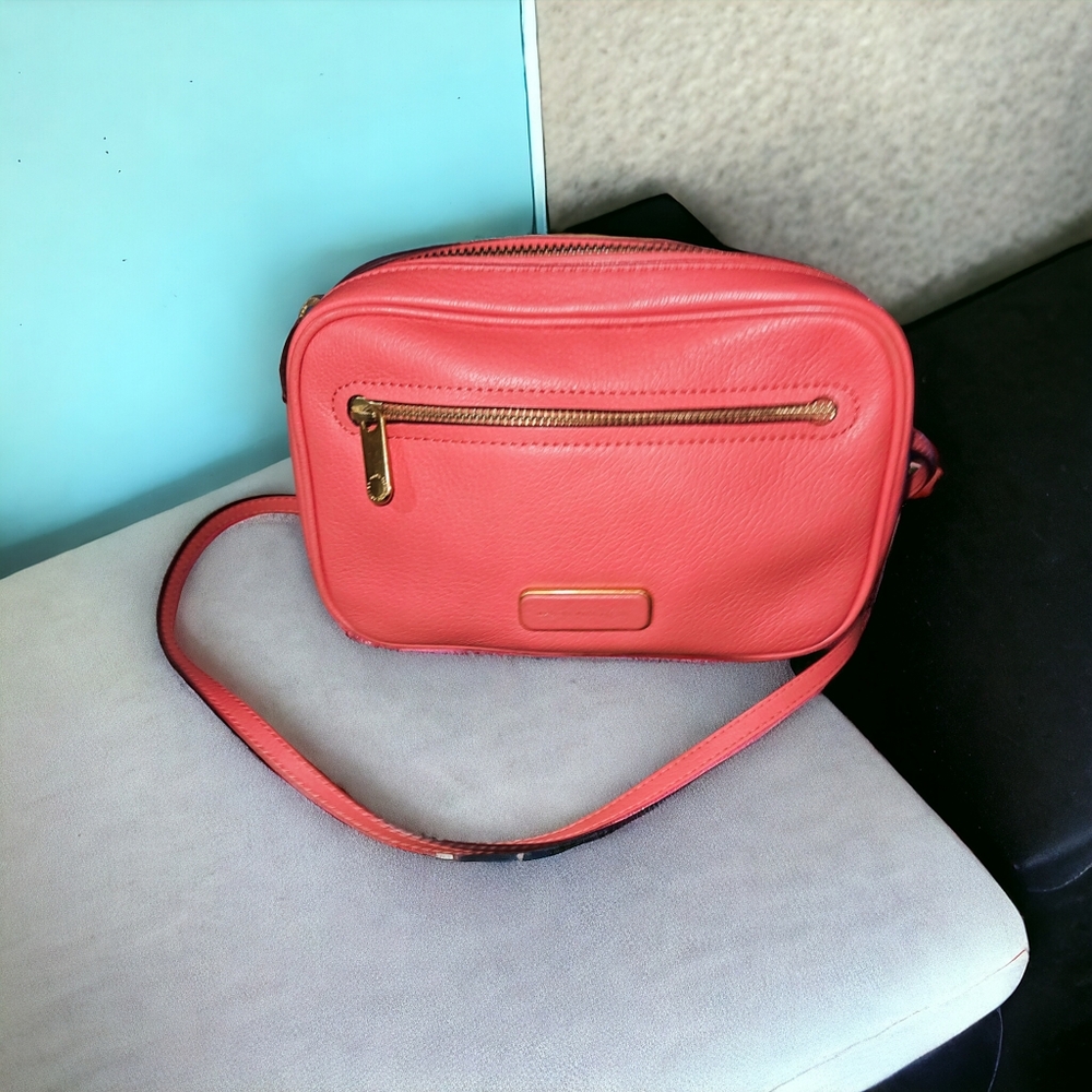 Marc By Marc Jacobs Sally Leather Crossbody Handbag in Rose Bush